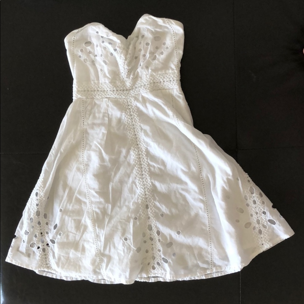 Urban Outfitters white strapless dress size XS